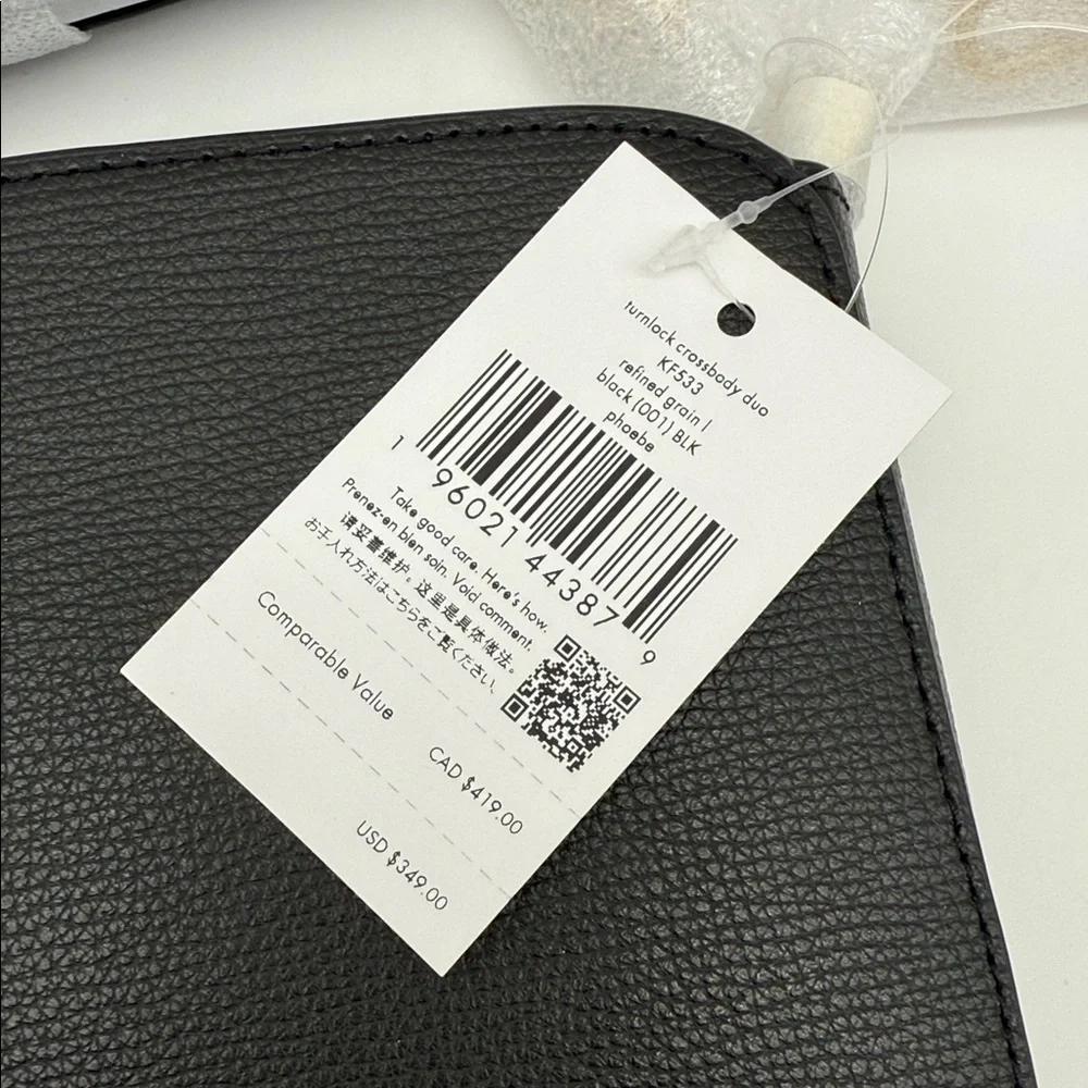 Kate Spade Phoebe Crossbody Duo Black